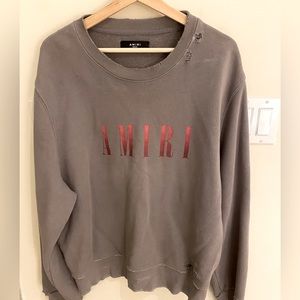 AMIRI Logo Crewneck Sweatshirt
